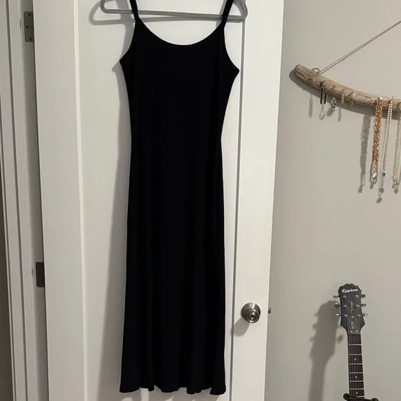 Black Spaghetti Strap Dress - Picture 1 of 4